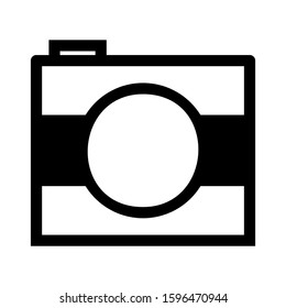 camera icon isolated sign symbol vector illustration - high quality black style vector icons
