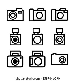camera icon isolated sign symbol vector illustration - Collection of high quality black style vector icons
