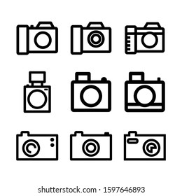 camera icon isolated sign symbol vector illustration - Collection of high quality black style vector icons
