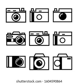 camera icon isolated sign symbol vector illustration - Collection of high quality black style vector icons
