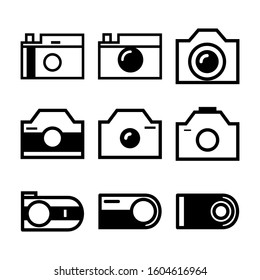 camera icon isolated sign symbol vector illustration - Collection of high quality black style vector icons
