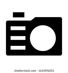 camera icon isolated sign symbol vector illustration - high quality black style vector icons
