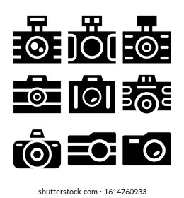 camera icon isolated sign symbol vector illustration - Collection of high quality black style vector icons
