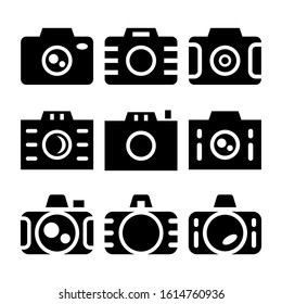 camera icon isolated sign symbol vector illustration - Collection of high quality black style vector icons
