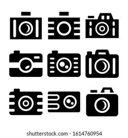 camera icon isolated sign symbol vector illustration - Collection of high quality black style vector icons
