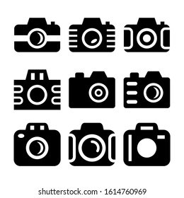 camera icon isolated sign symbol vector illustration - Collection of high quality black style vector icons
