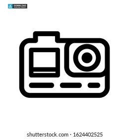 camera icon isolated sign symbol vector illustration - high quality black style vector icons
