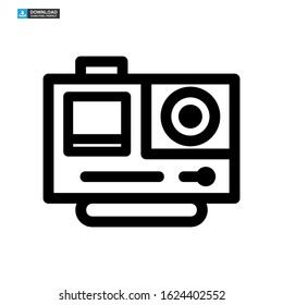 camera icon isolated sign symbol vector illustration - high quality black style vector icons
