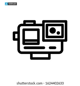camera icon isolated sign symbol vector illustration - high quality black style vector icons
