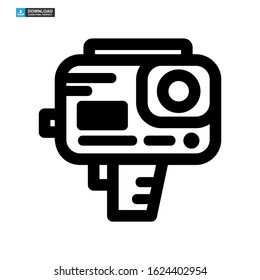 camera icon isolated sign symbol vector illustration - high quality black style vector icons
