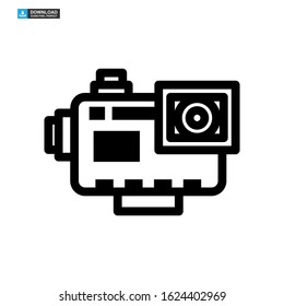camera icon isolated sign symbol vector illustration - high quality black style vector icons
