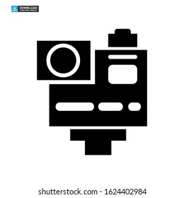 camera icon isolated sign symbol vector illustration - high quality black style vector icons
