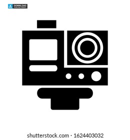 camera icon isolated sign symbol vector illustration - high quality black style vector icons
