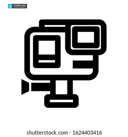 camera icon isolated sign symbol vector illustration - high quality black style vector icons
