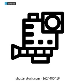camera icon isolated sign symbol vector illustration - high quality black style vector icons
