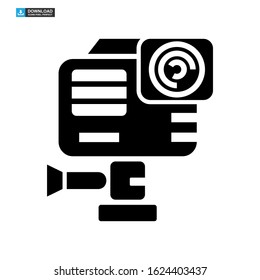 camera icon isolated sign symbol vector illustration - high quality black style vector icons
