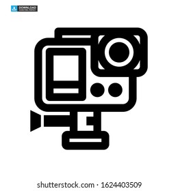 camera icon isolated sign symbol vector illustration - high quality black style vector icons
