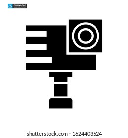 camera icon isolated sign symbol vector illustration - high quality black style vector icons
