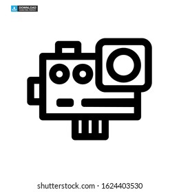 camera icon isolated sign symbol vector illustration - high quality black style vector icons

