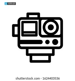 camera icon isolated sign symbol vector illustration - high quality black style vector icons
