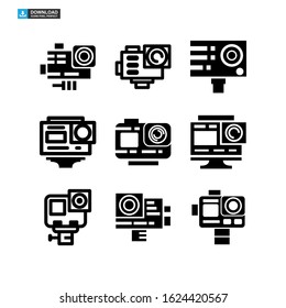 camera icon isolated sign symbol vector illustration - Collection of high quality black style vector icons
