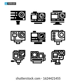 camera icon isolated sign symbol vector illustration - Collection of high quality black style vector icons
