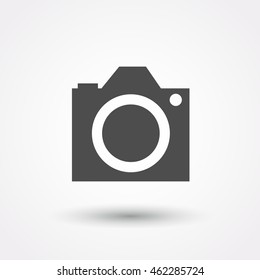 Camera icon isolated. Vector
