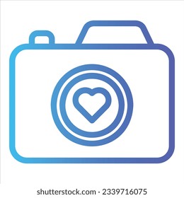 camera icon with isolated vektor and transparent background