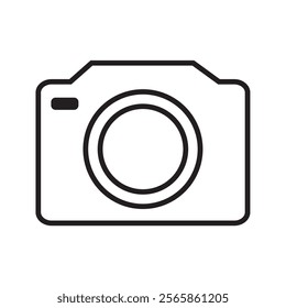 camera icon, lens icon, camera logo, lens logo.silhouette. line logo.black logo
