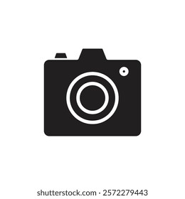 Camera icon Line Art Logo set