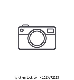 camera icon line design