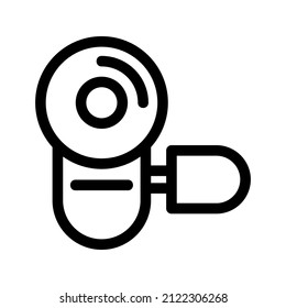 Camera icon line style with white background. useful for design web, logo, app, UI, vector illustration, and other