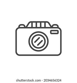 Camera icon line , vector photography icons