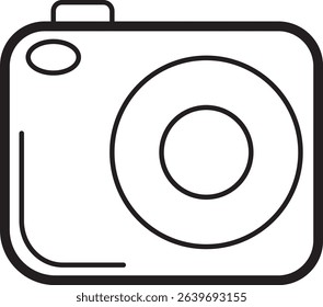camera icon. camera line icon. vektor.