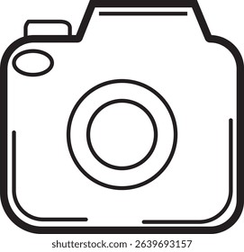 camera icon. camera line icon. vektor.
