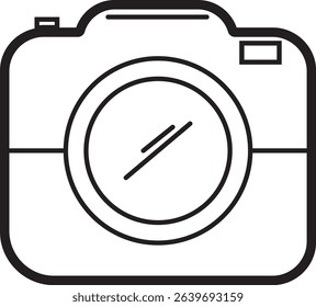 camera icon. camera line icon. vektor.