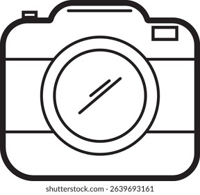 camera icon. camera line icon. vektor.