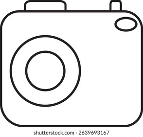 camera icon. camera line icon. vektor.