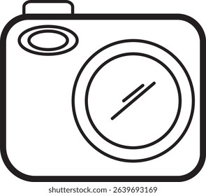 camera icon. camera line icon. vektor.