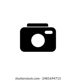 Camera icon logo design. photo camera sign and symbol. photography icon.
