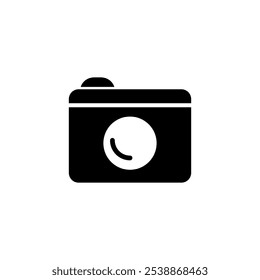 Camera icon logo design. photo camera sign and symbol. photography icon.