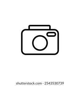 Camera icon logo design. photo camera sign and symbol. photography icon.