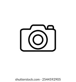 Camera icon logo design. photo camera sign and symbol. photography icon.