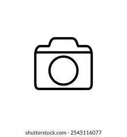 Camera icon logo design. photo camera sign and symbol. photography icon.