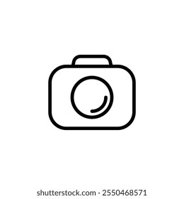 Camera icon logo design. photo camera sign and symbol. photography icon.