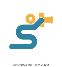 Modelo de design de logotipo de ícone da câmera