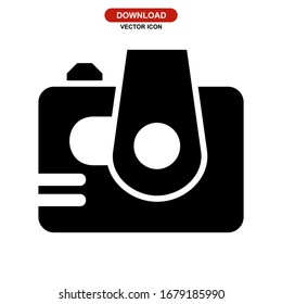camera icon or logo  - high quality black style vector icons
