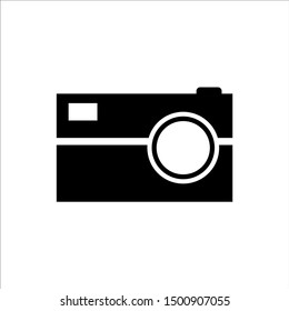 Camera icon, logo isolated on white background