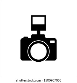 Camera icon, logo isolated on white background