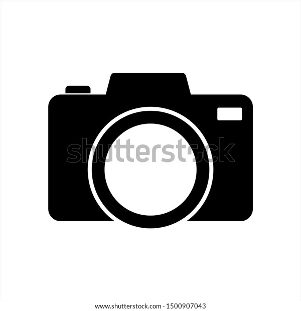 Camera Icon Logo Isolated On White Stock Vector Royalty Free 1500907043